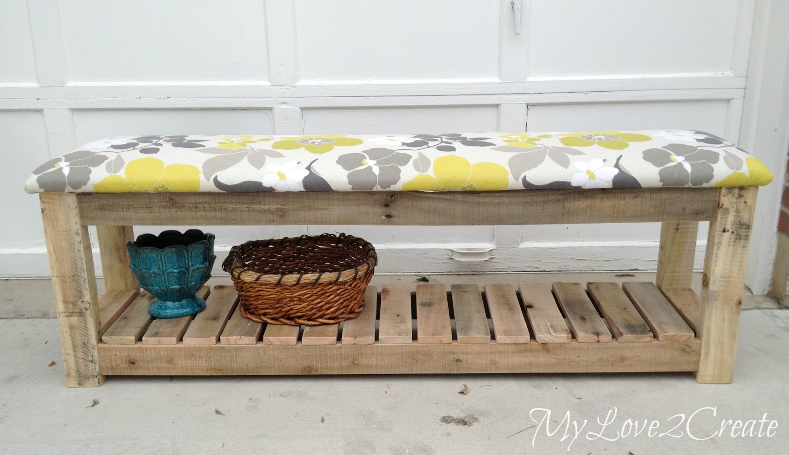 DIY Upholstered Bench My Love 2 Create