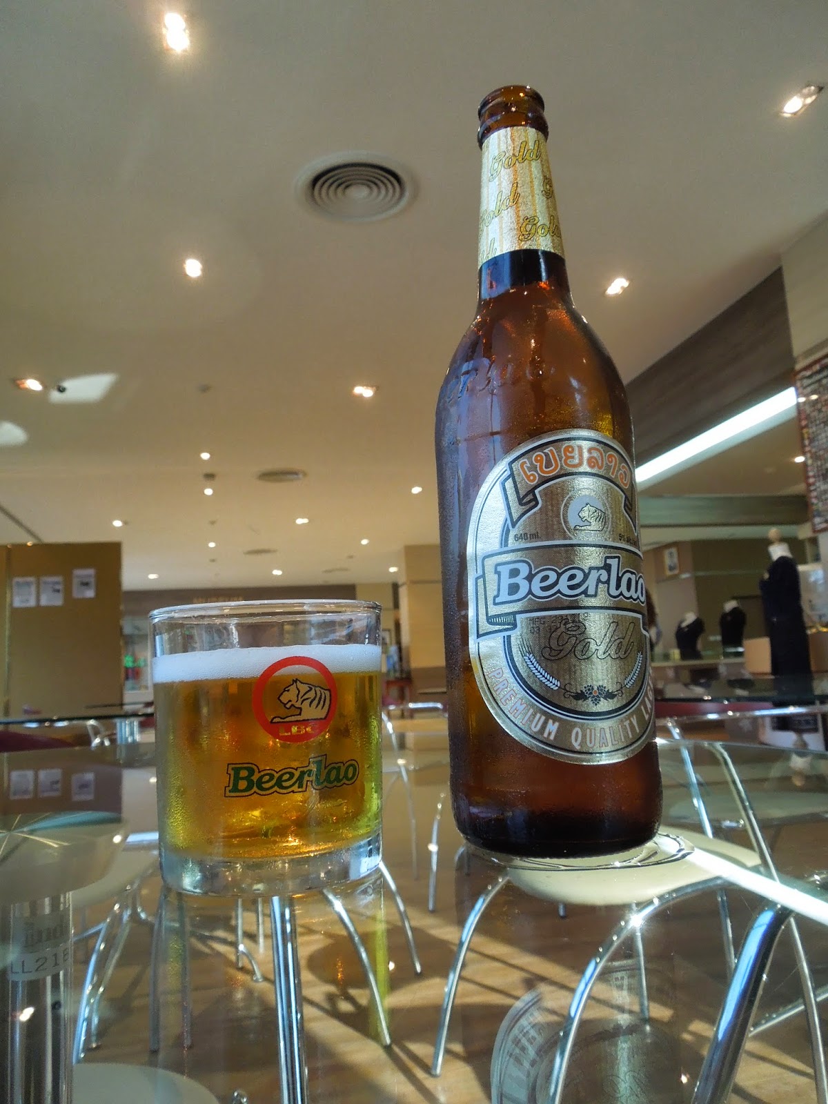 Mr.CurryBadger's Corner Beer Lao Brewery Vientiane