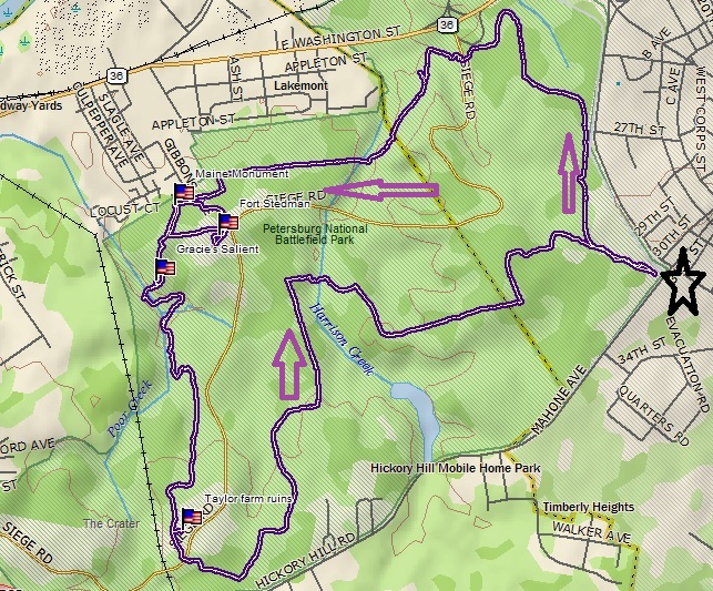 Oh To Be Hiking! Petersburg National Battlefield