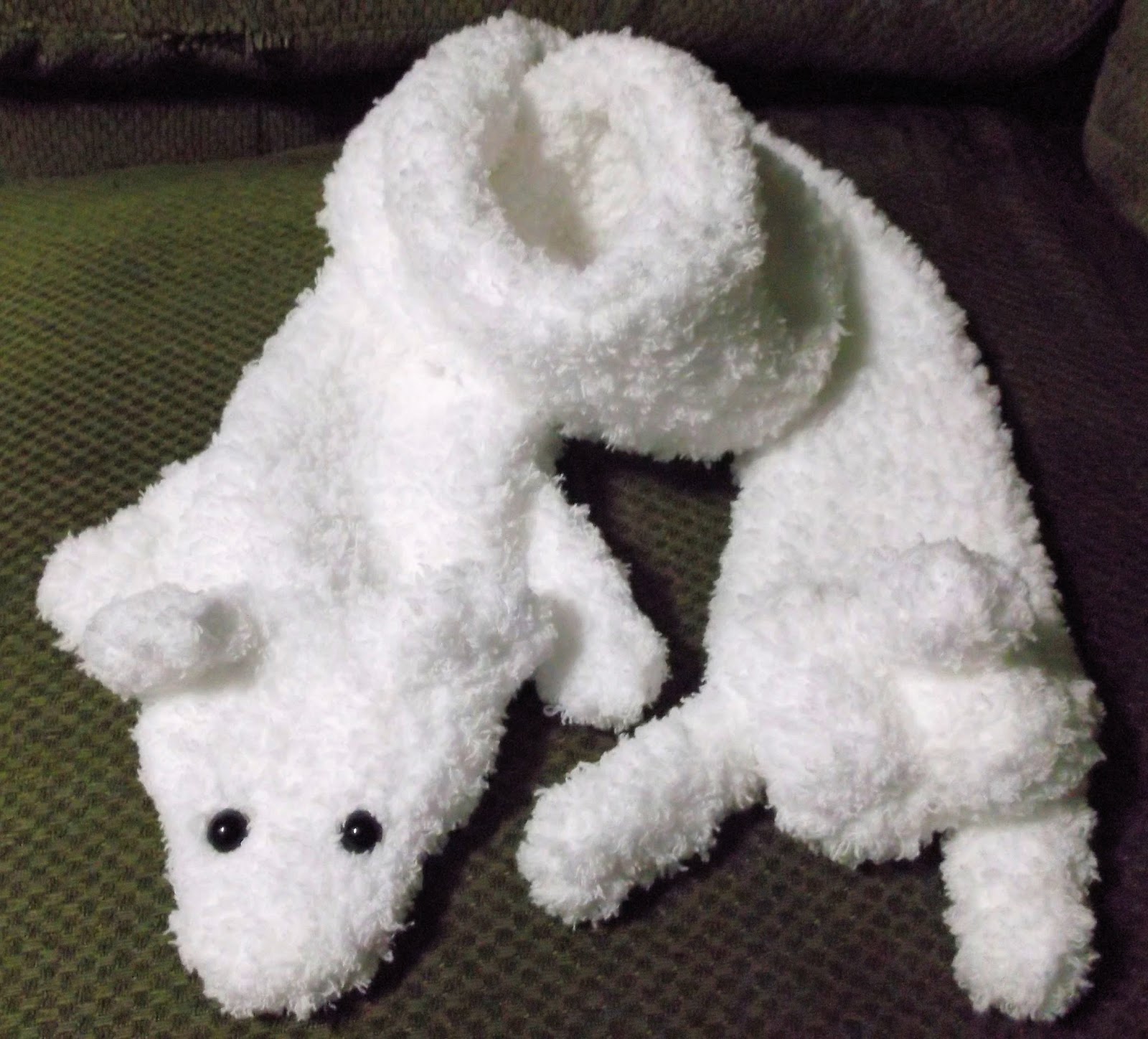 The Loom Muse : Loom Knit Animal Scarf from Existing Patterns