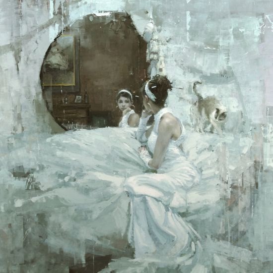 Jeremy Mann oil paintings beautiful women Jeremy Mann oil paintings beautiful women