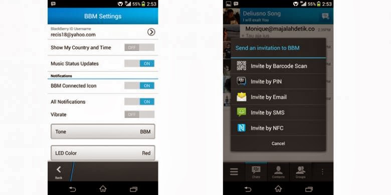info aplikasi bbm for android info aplikasi bbm for android