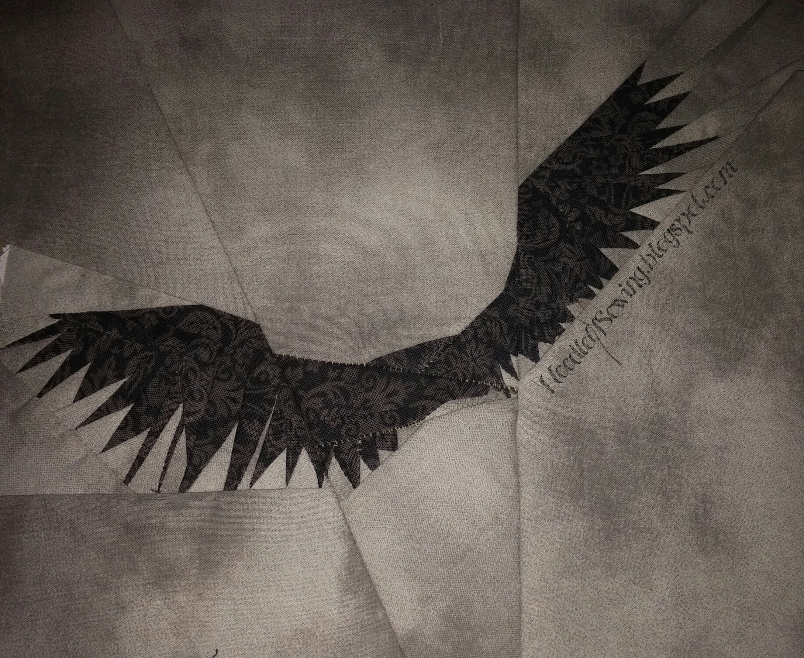 Supernatural Quilt: Angel Wings.