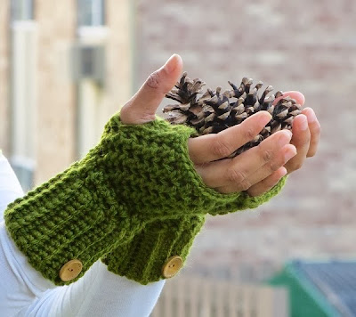 fingerless glove free crochet pattern