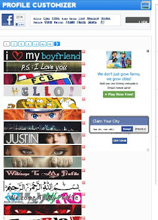 Membuat header profil facebook dengan profile costumizer