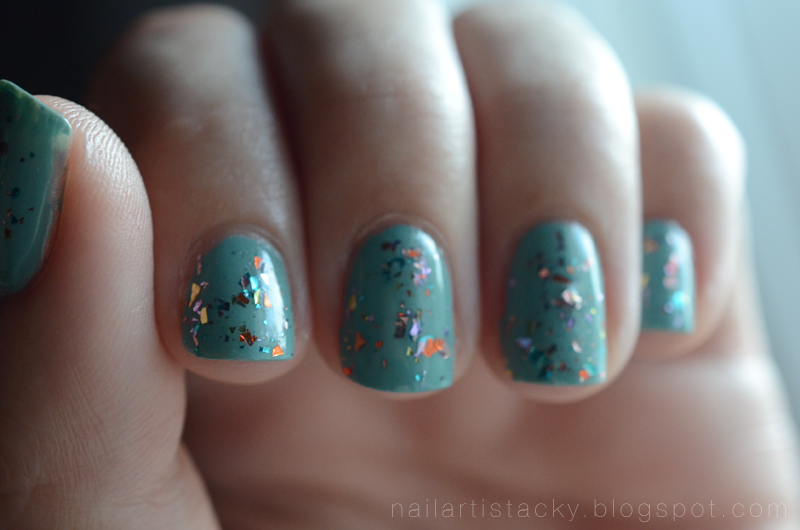 Nail Art Is Tacky Confetti Nails!