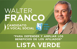 Walter Franco Vocal ISJ Vota lista verde