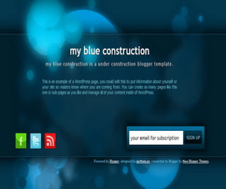 My Blue Construction Blogger Template My Blue Construction Blogger Template