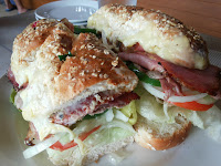 Bretto's, Giant Sub Sandwich (Roast Lamb and Pastrami)