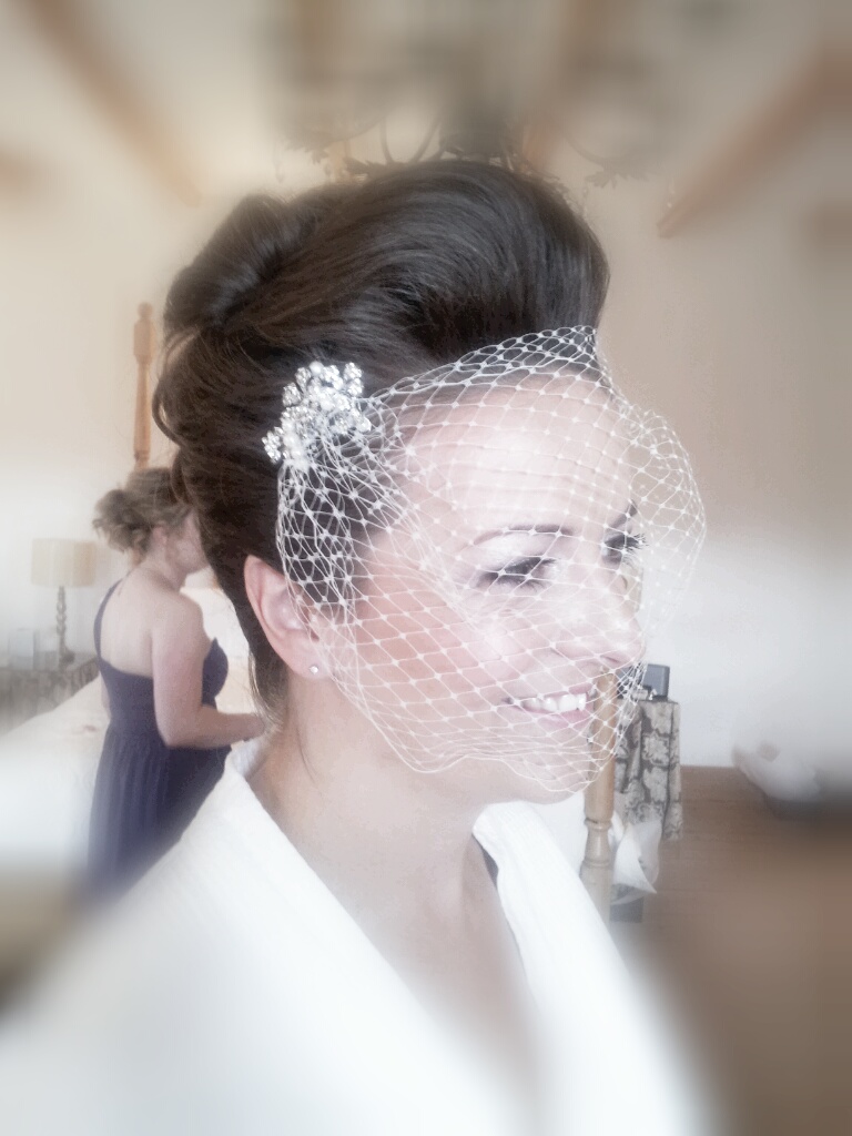 Wedding Hair, Birdcage Veil, Bridal, Bride Wedding Hair, Birdcage Veil, Bridal, Bride