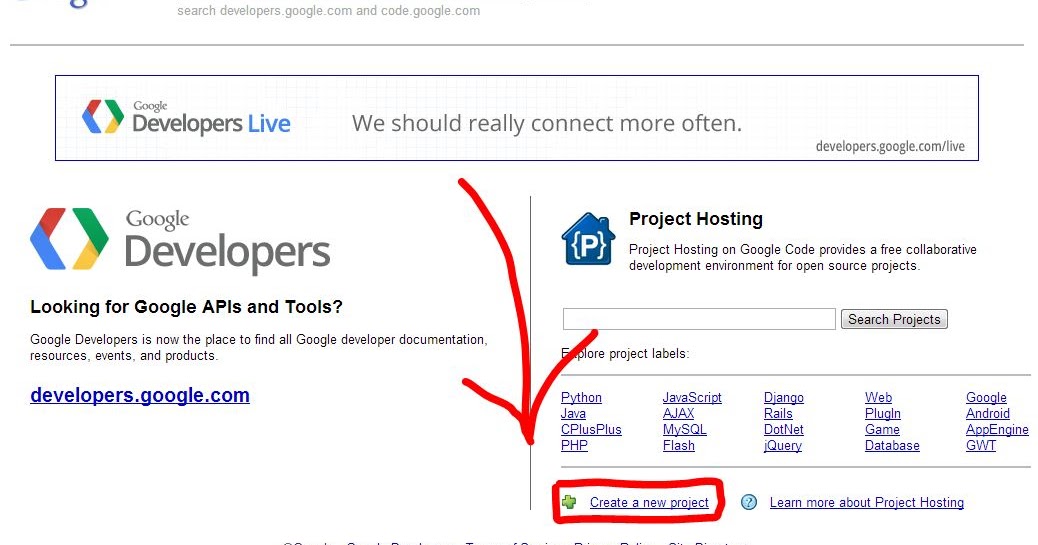 Project name list image