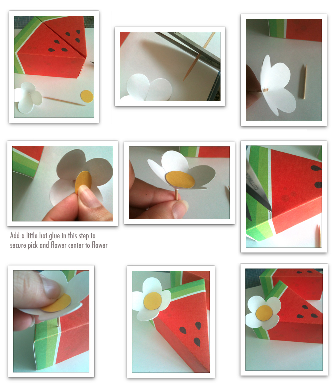 Check Out How She Assembled The Paper Flowers Onto Toothpicks In These IPhone Step By Photo Series Wouldnt Make AMAZING Cupcake Toppers Or Food Check Out How She Assembled The Paper Flowers Onto Toothpicks In These IPhone Step By Photo Series Wouldnt Make AMAZING Cupcake Toppers Or Food