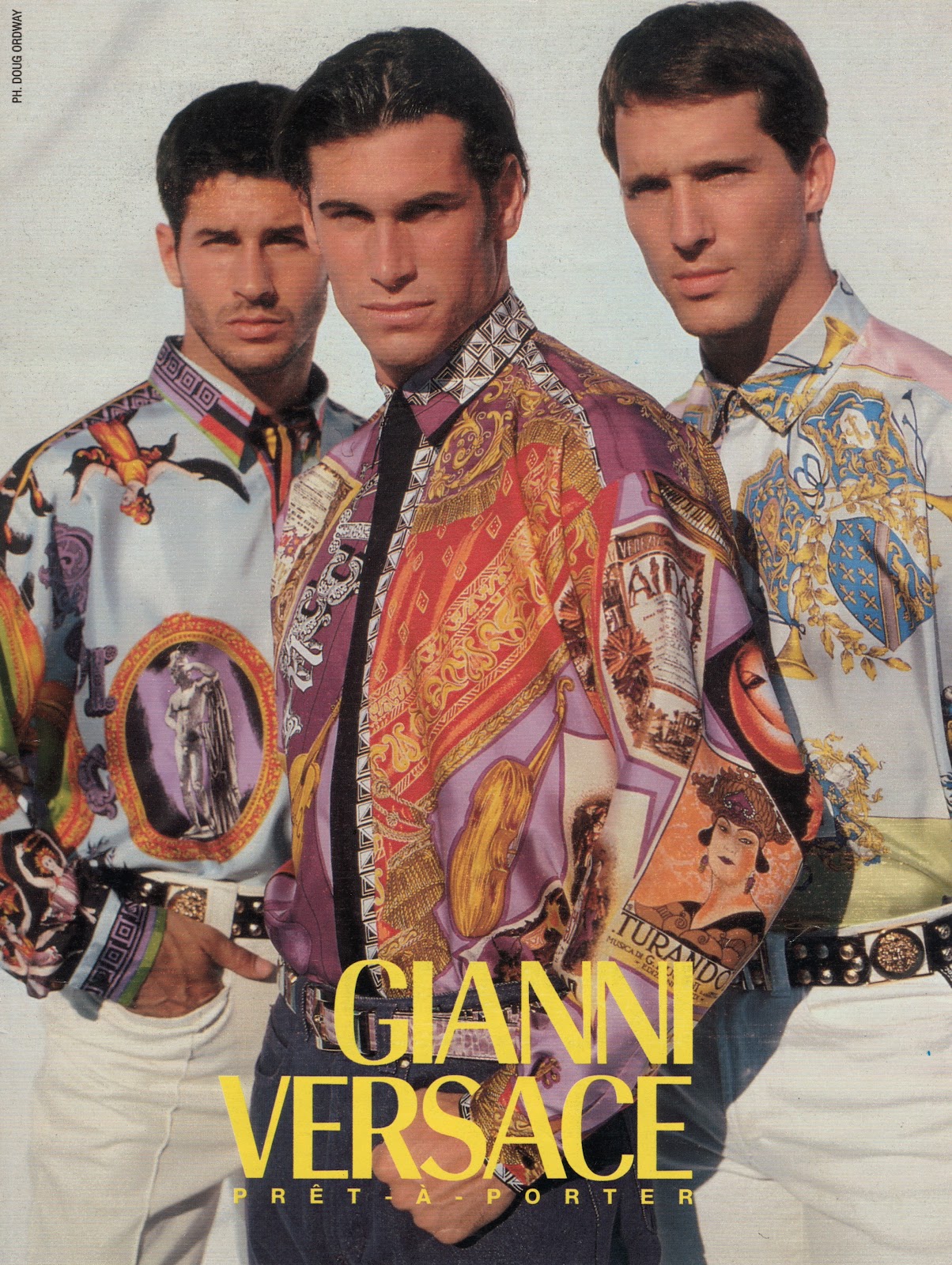 myworld Gary Meier Model "Gianni Versace" Campaign / Show Model