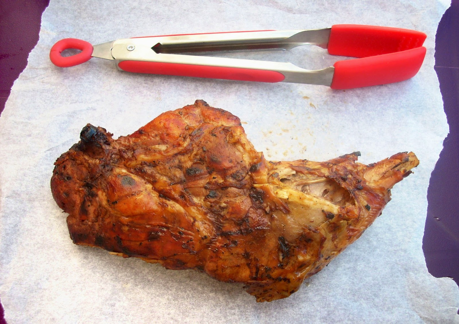 Cuisse de Dinde en mode BBQ La Femme à Tête de Chou