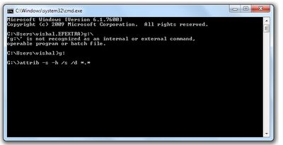 How to Recover Hidden Files from Virus Infected USB Pendrive/Memory Card ? Recover+Hidden+Files+Command codeimagine How to Recover Hidden Files from Virus Infected USB Pendrive/Memory Card ?