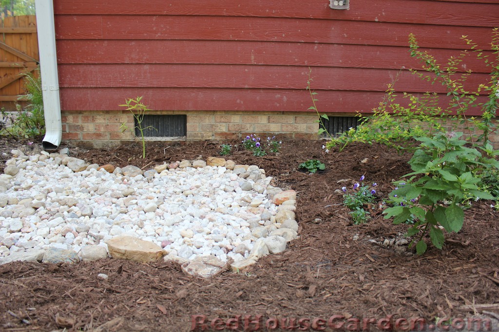Red House Garden Drainage Solution a Dry Pond