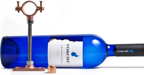 Como hacer una antorcha reciclando botellas de vino | Construccion y