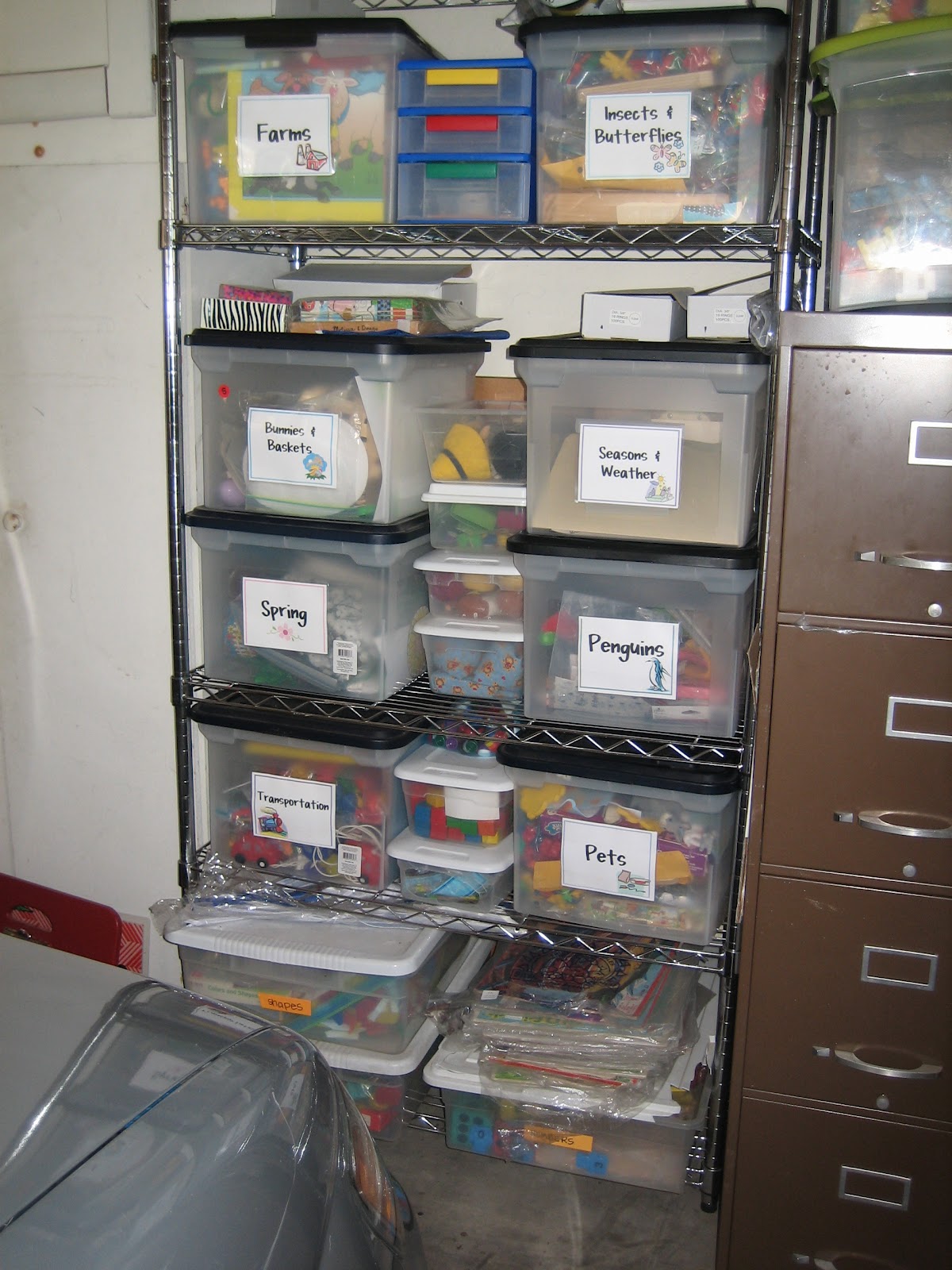 Teaching The Little People Organizing Teacher Materials