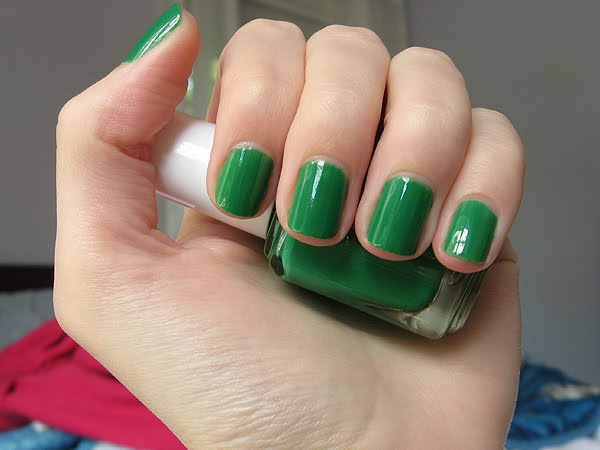 Danni and Chels NOTD Essie Pretty Edgy