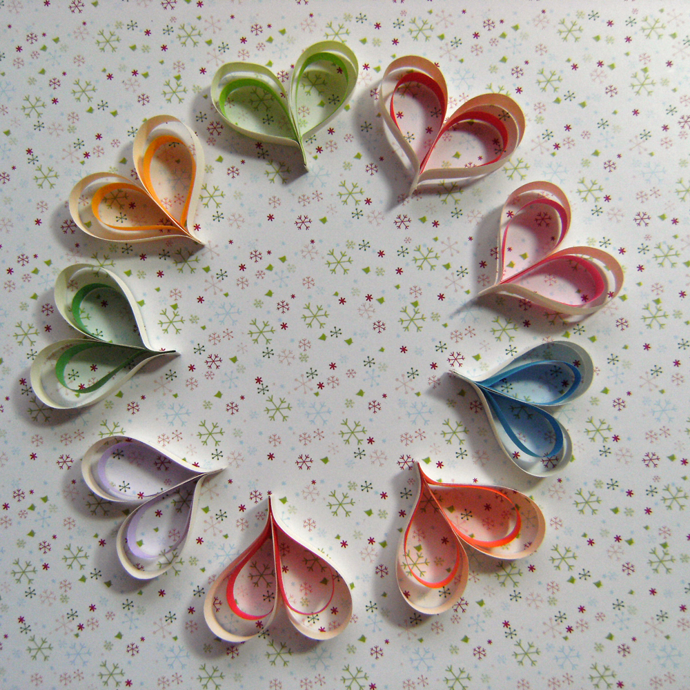 Lizzie Made Paper Hearts Bunting Tutorial