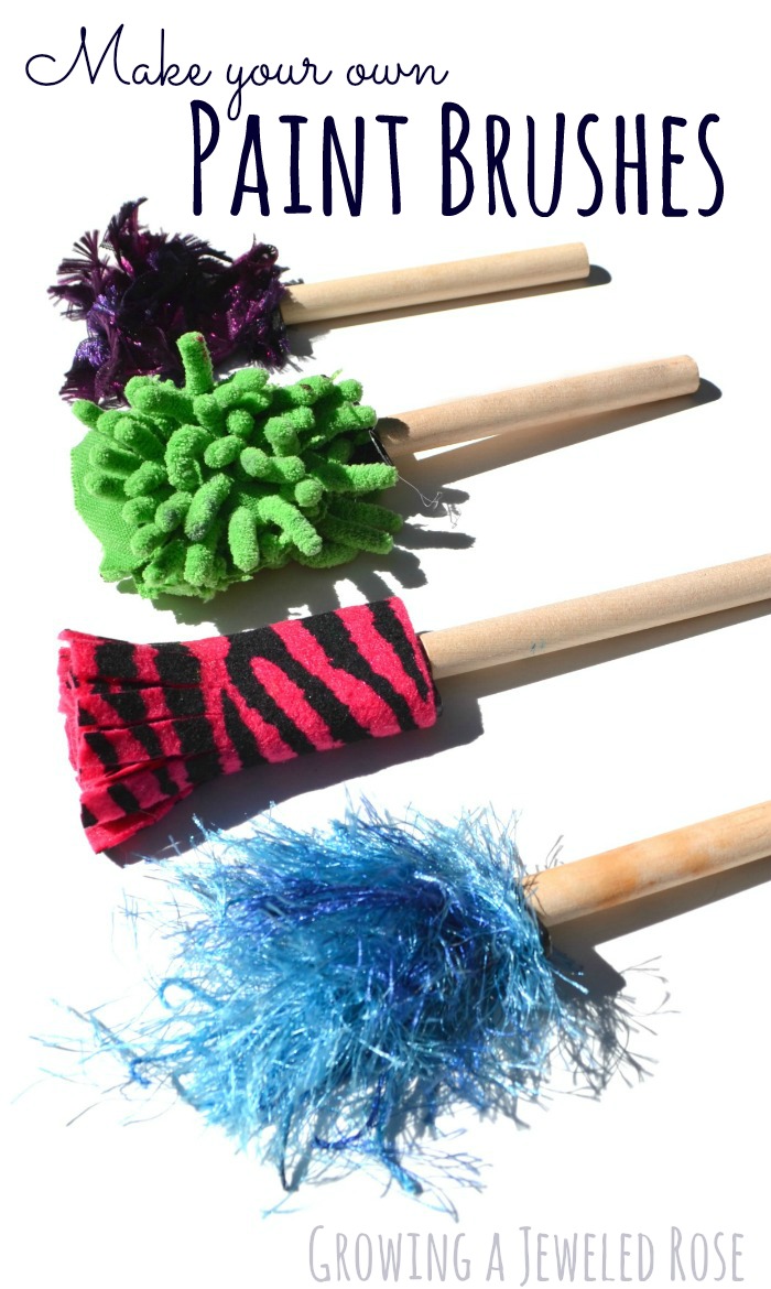 Homemade Paint Brushes Growing A Jeweled Rose