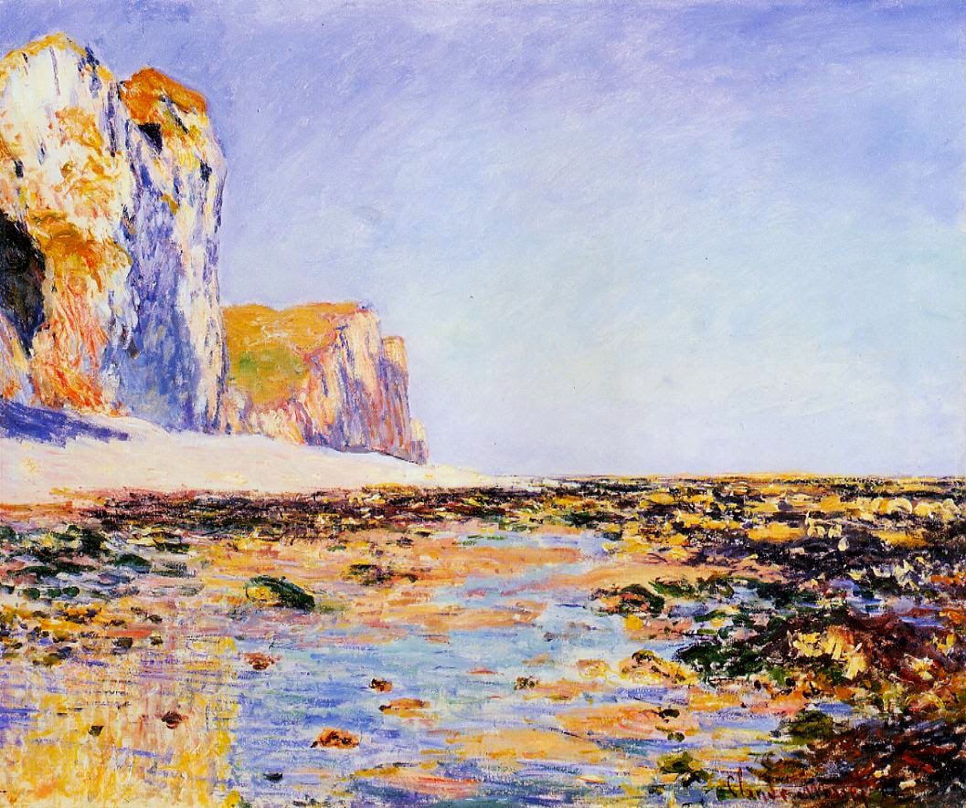 Plage et falaises à Pourville, effet matin (1882) Plage et falaises à Pourville, effet matin (1882)