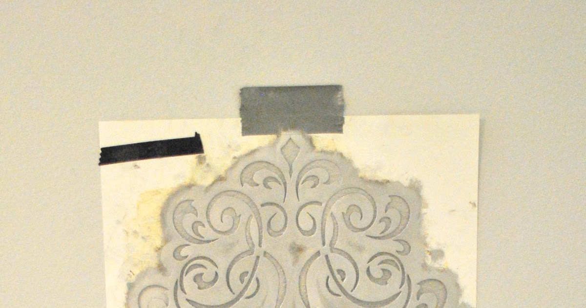ReNew ReDo! Rub n' Buff Wall Stencil How To