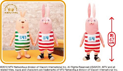 2010 July Premium Usavich Jail Rabbits HUGE Plain Plush