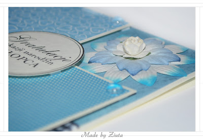 scrapbooking kartka narodziny dziecka gratulacje