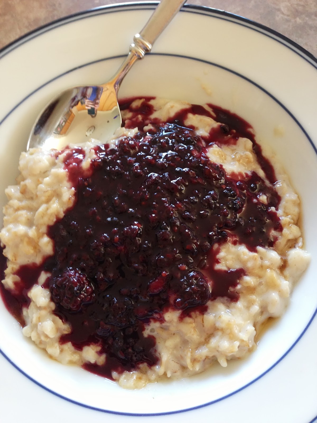 Savory Sweet and Satisfying Blackberry Maple Oatmeal