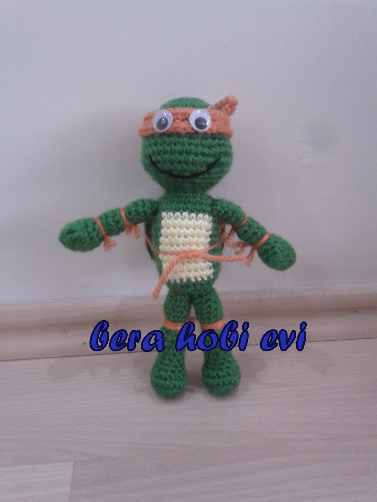 BERA HOB? EV?: amigurumi ninja kaplumbaga