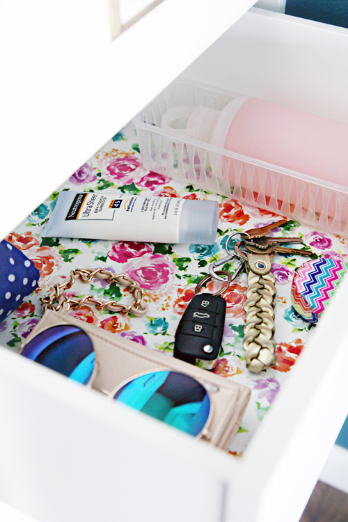 Our Hopeful Home: How To Make Drawer Liners With Contact Paper