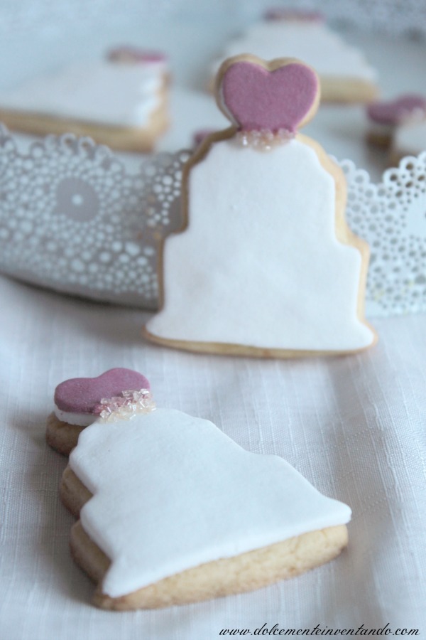 Dolcemente Inventando Wedding cake cookies (biscotti da matrimonio