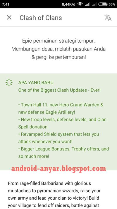 Update COC December 2015 TH 11 APK
