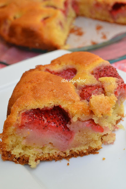 torta di fragole semplice semplice