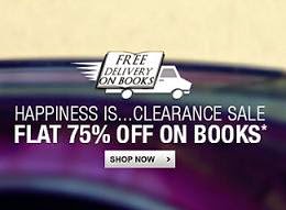 Clearance Sale on Books: Get Flat 75% Off on Competitive Exams & Other Books with Free Home Delivery at Flipkart