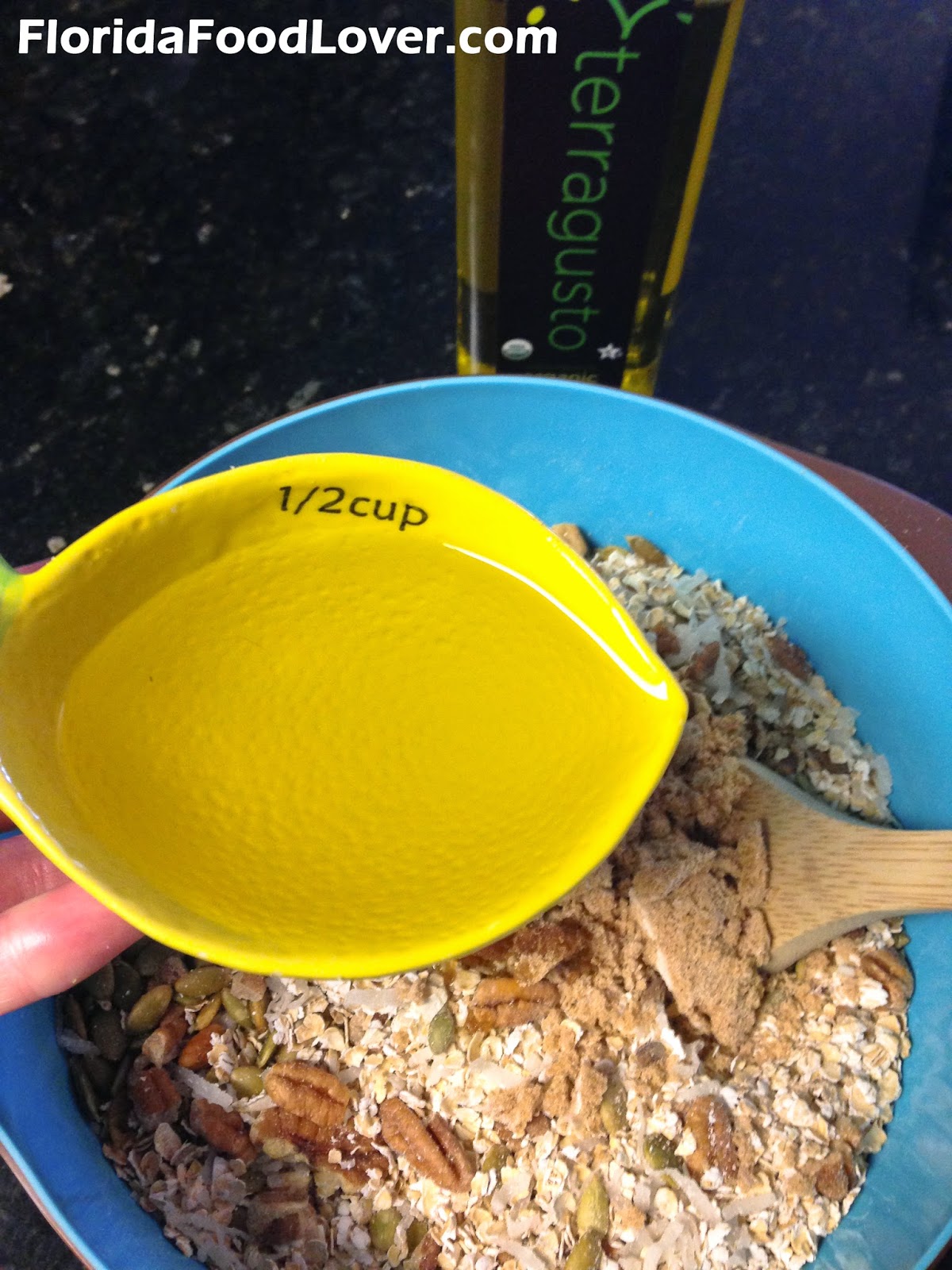 Florida Food Lover Salty Olive Oil Granola