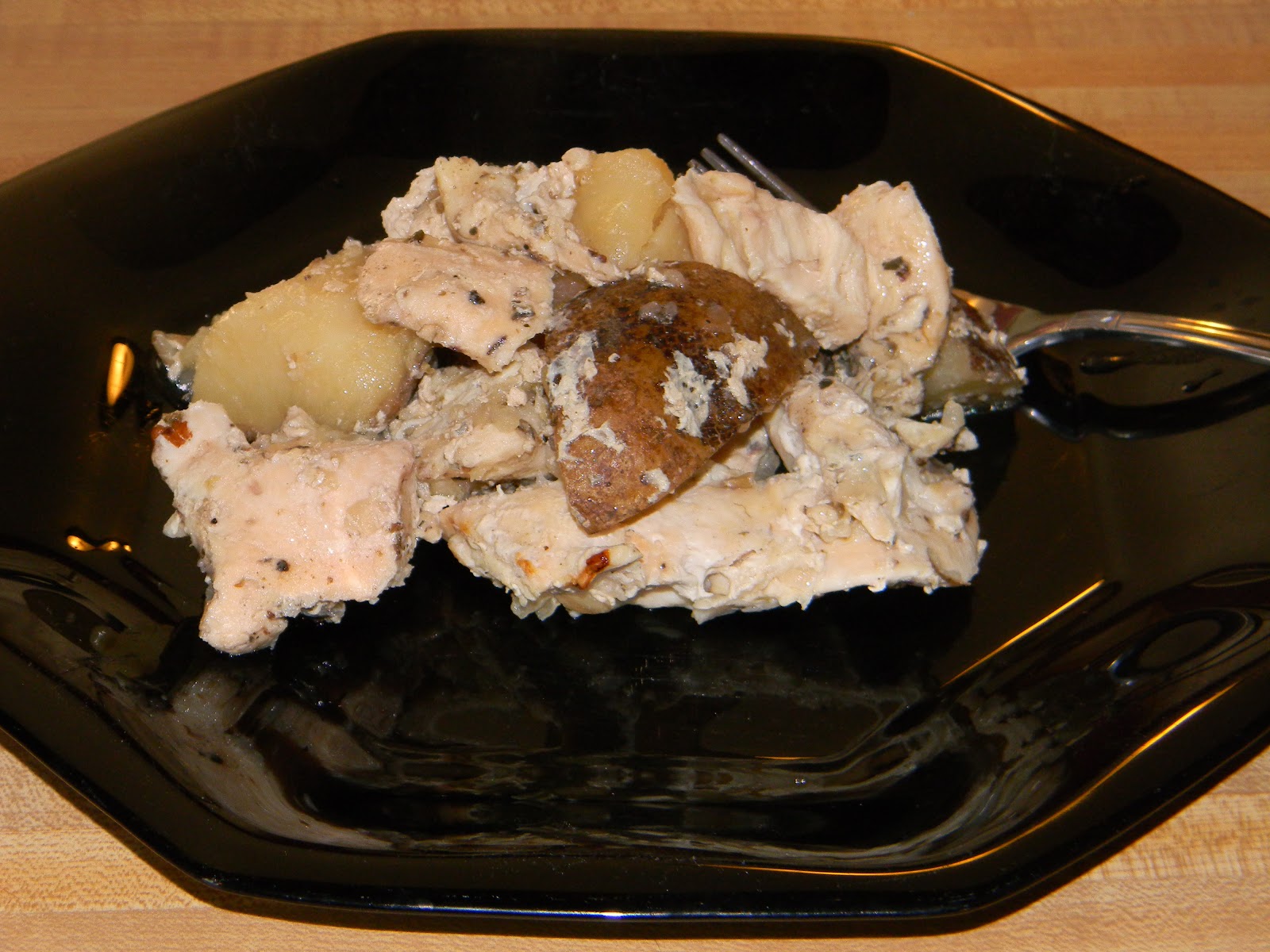 Growing to Four Crock Pot Greek Chicken