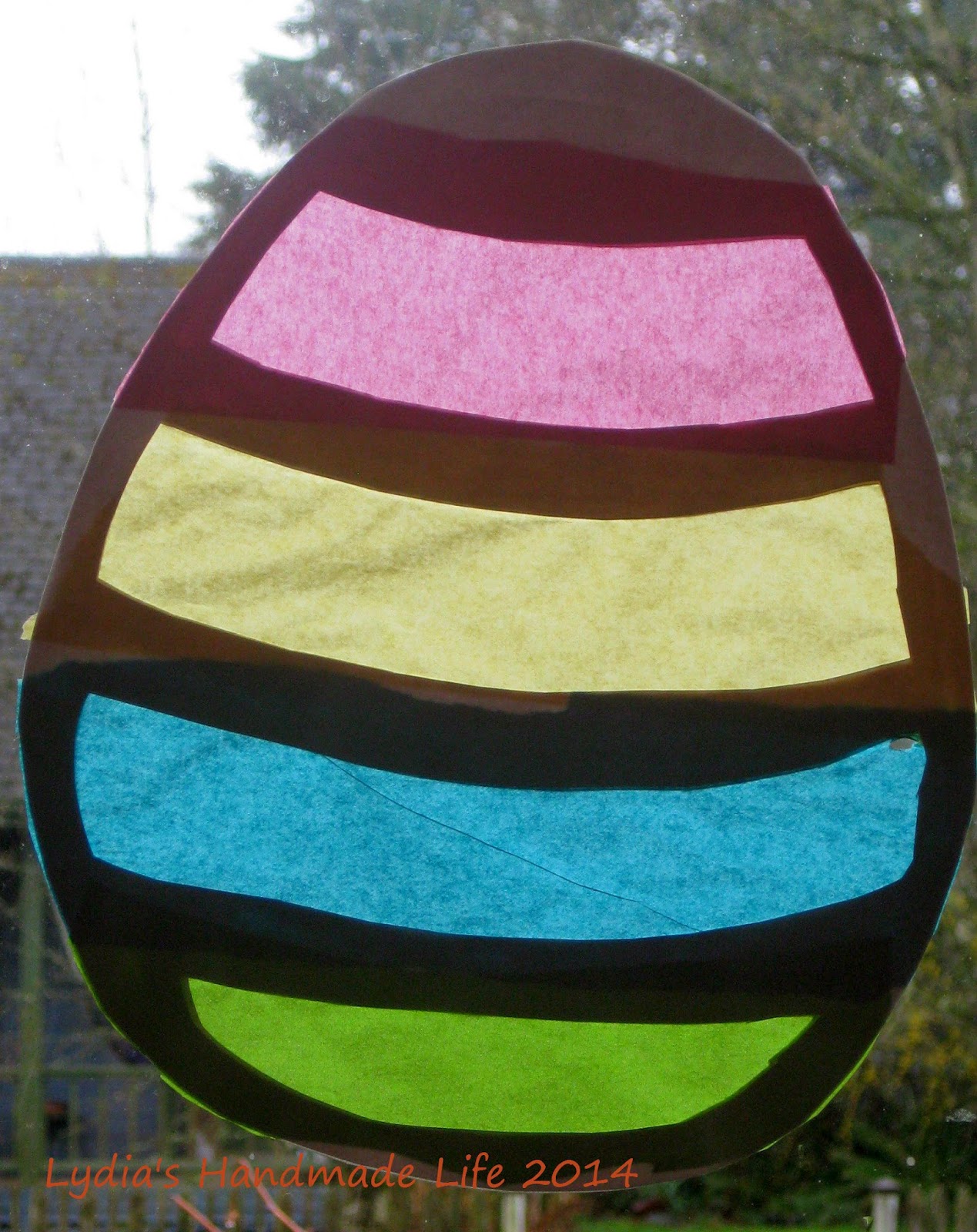 Handmade Life Easter Egg Window Decorations