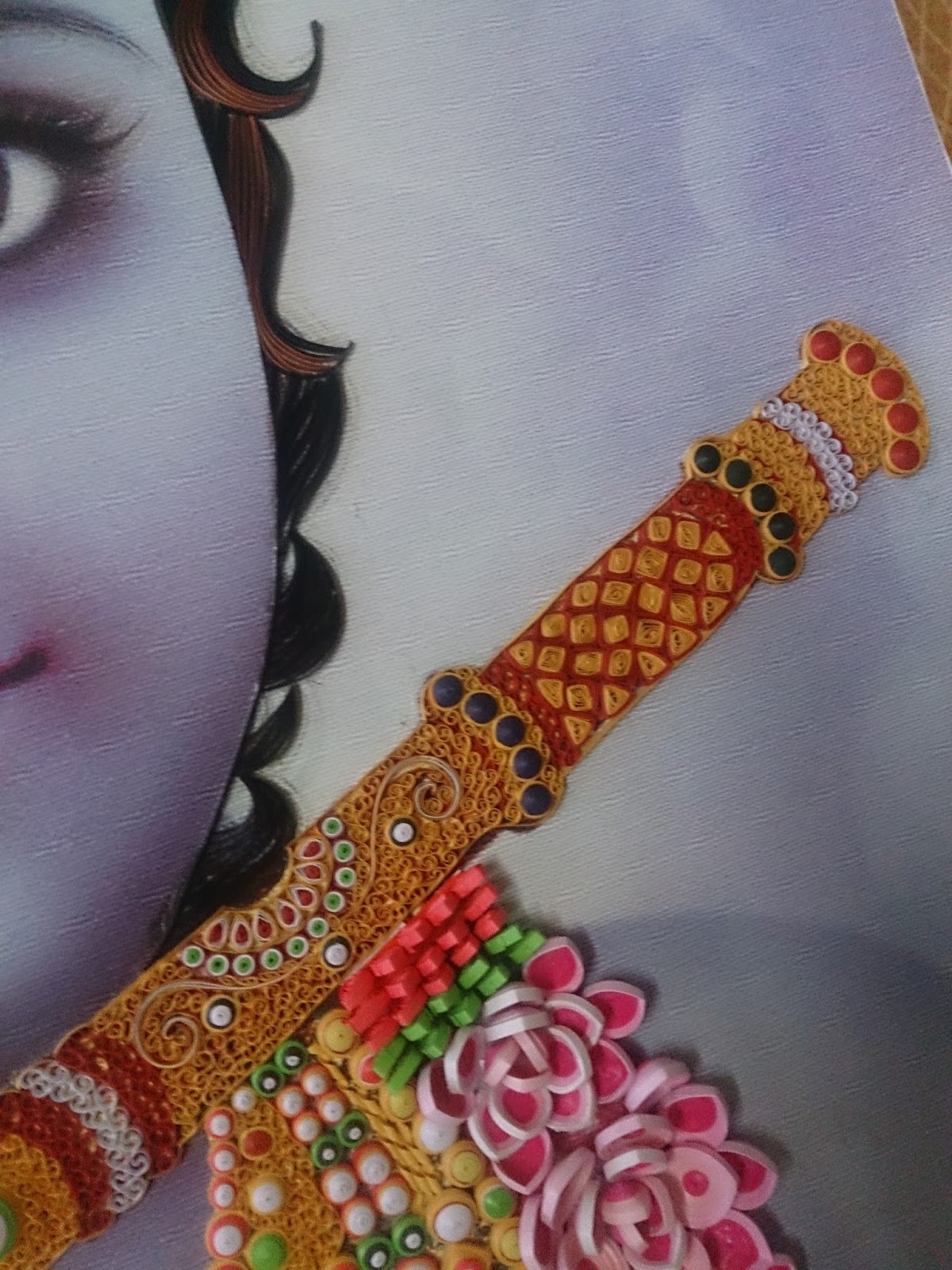 Love for Quilling Quilled Krishna