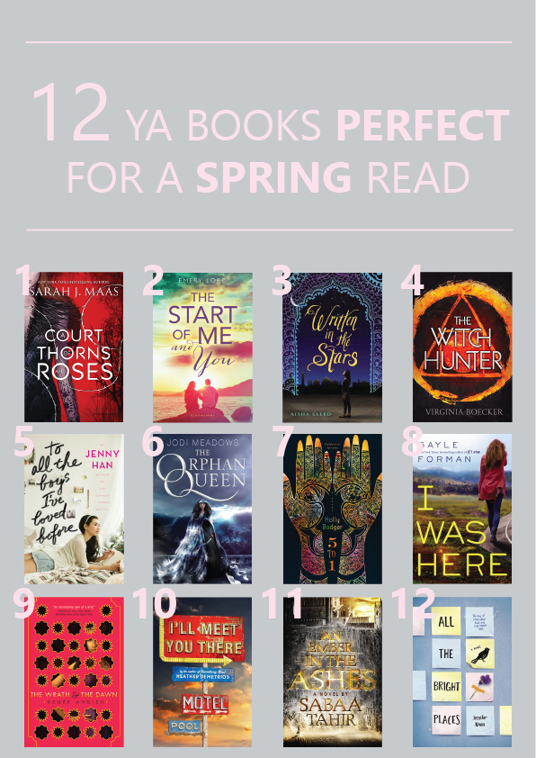 12 YA Books Perfect for a Spring Read | Anatea's Bookshelf 12 YA Books Perfect for a Spring Read