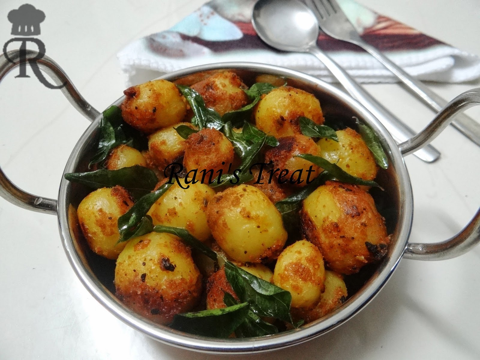 Rani's Treat Baby Potato Fry Pan Fried Potato Aloo Fry Baby