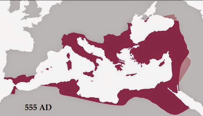 Byzantium - greatest extent