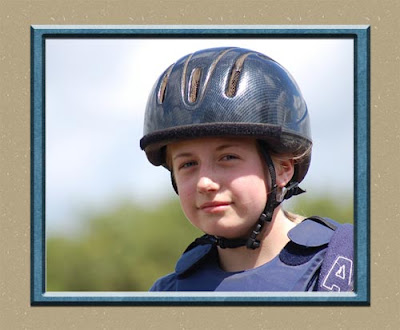 A digital photo with Photoshop frame