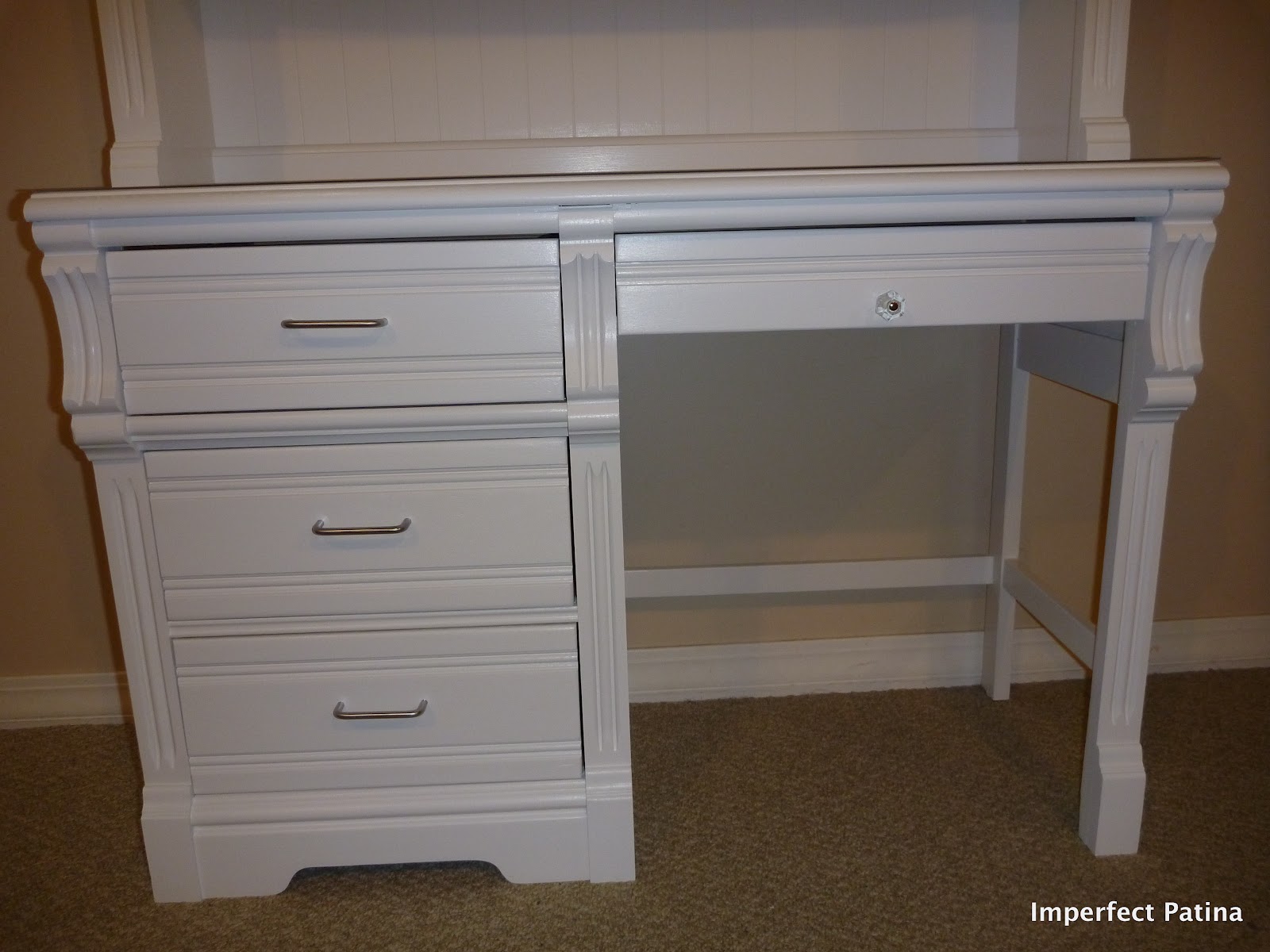 Imperfect Patina Craigslist Desk/Bookshelf