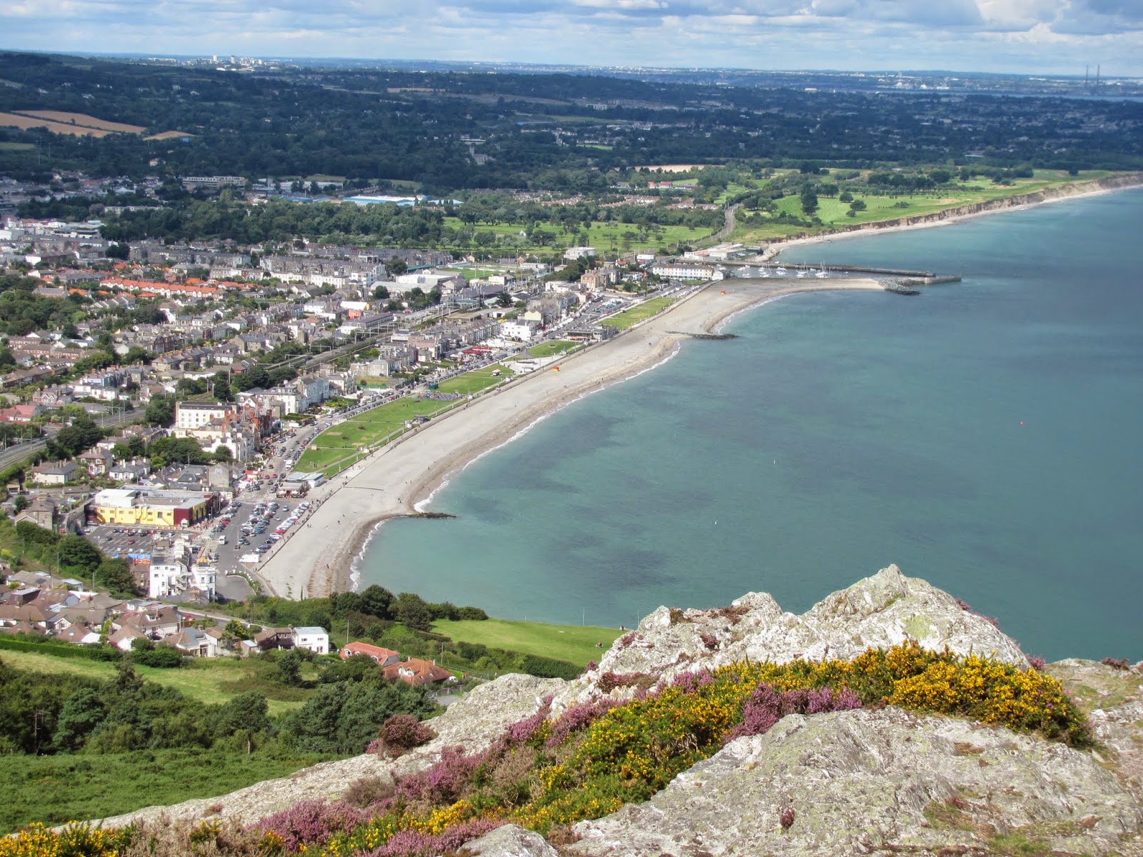 Bray Town Bray Town from the top of Bray Head, Ireland