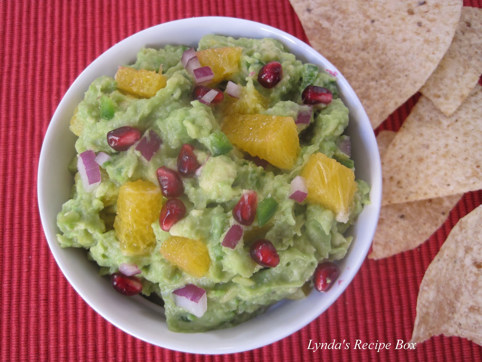 Lynda's Recipe Box Fresh Orange Guacamole