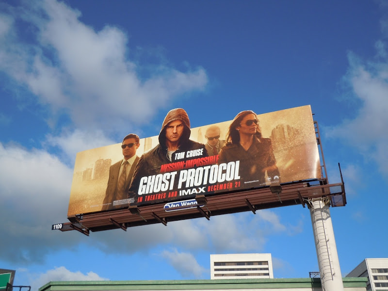 Mission Impossible Ghost Protocol billboard