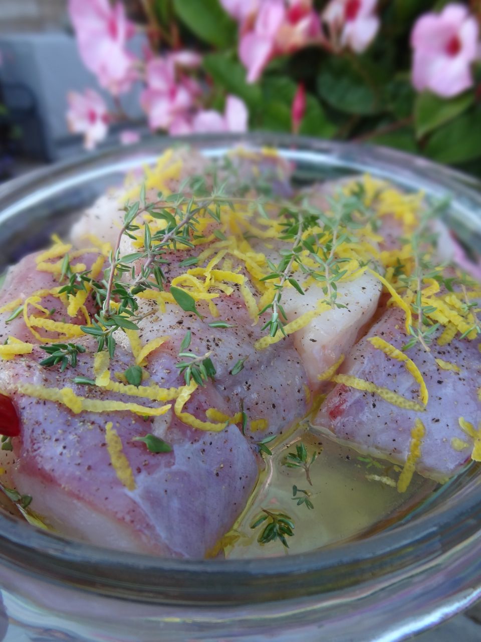 Scrumpdillyicious Braised Monkfish Medallions in Marinara Sauce