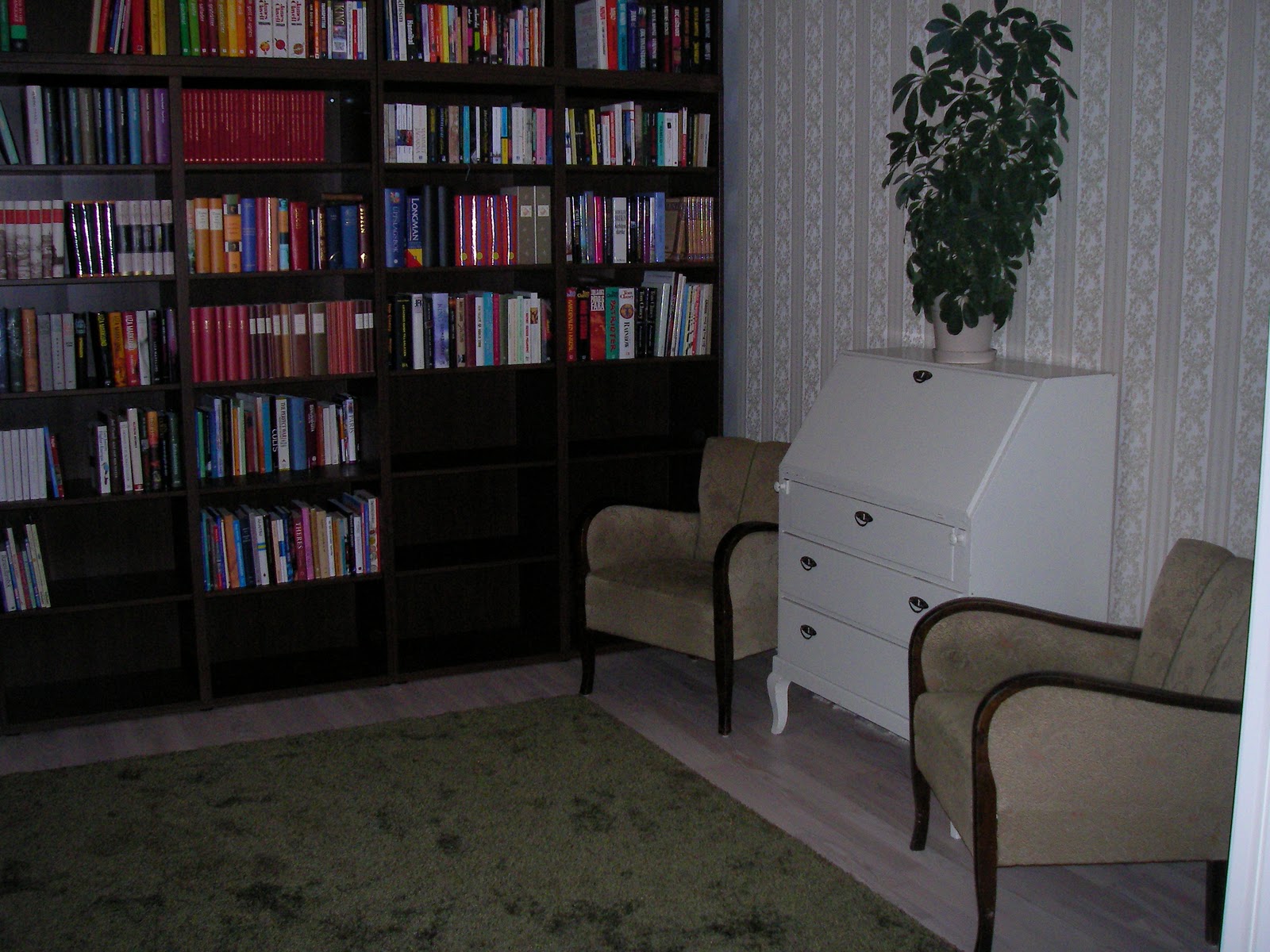 Tavleliden vårt nya hem: biblioteket klart